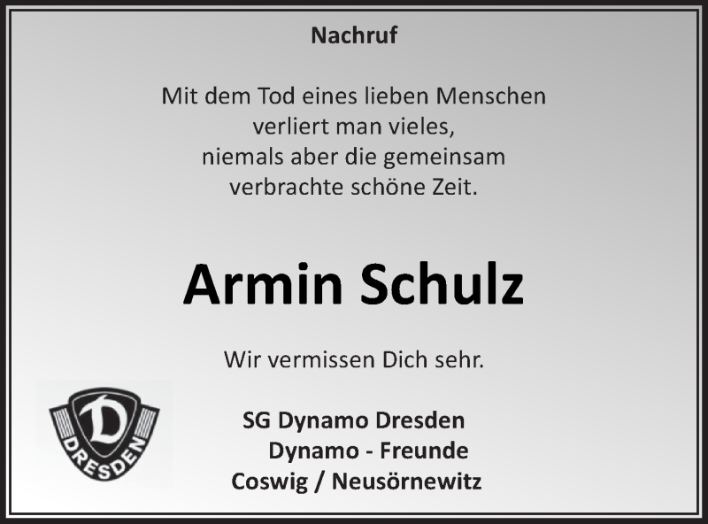  Traueranzeige für Armin Schulz vom 24.05.2018 aus Strelitzer Zeitung