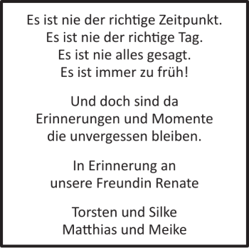 Traueranzeige von Es ist der richtige von Gadebusch-Rehnaer Zeitung