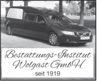 Logo von Bestattungs-Institut Wolgast GmbH